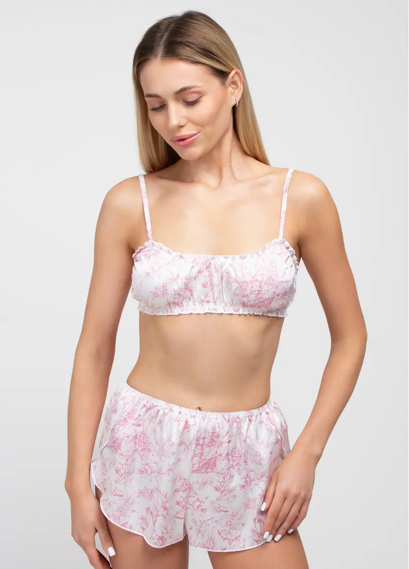 Шовкові труси-шорти TOILE SILK 2401/100 (рожевий)