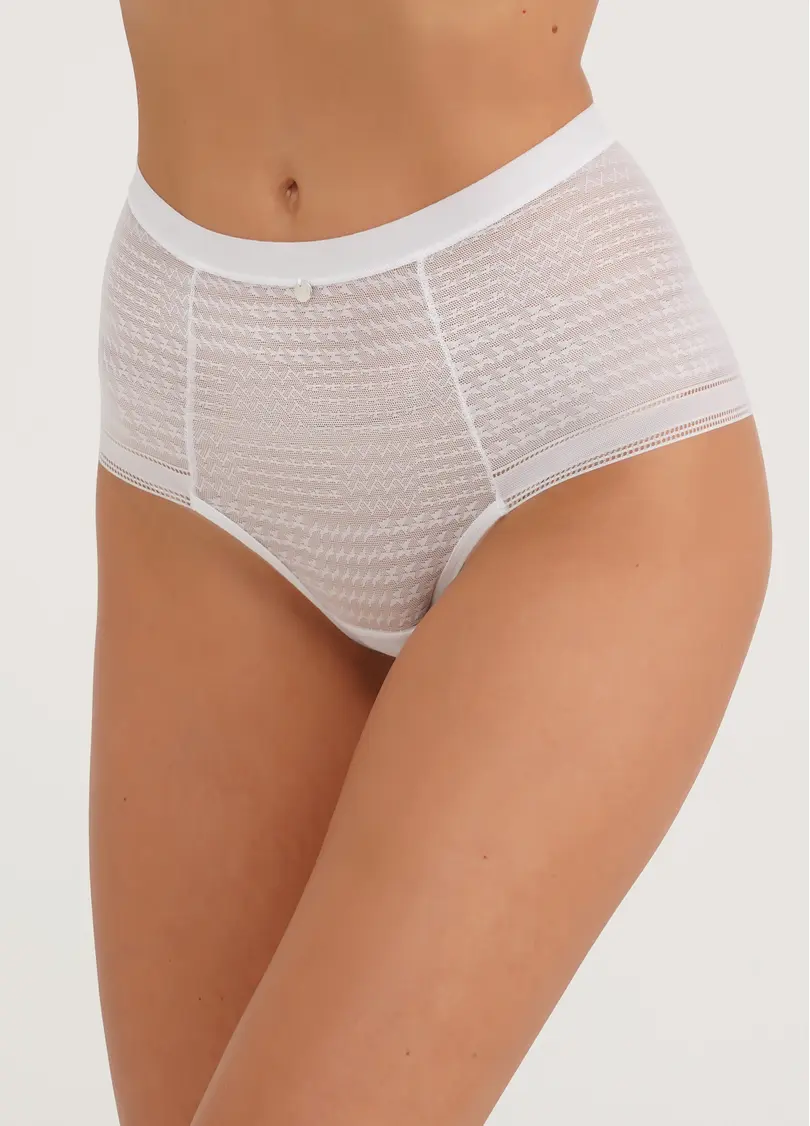 Трусики бразиліана мереживні Teresa 2605/31 white (білий)