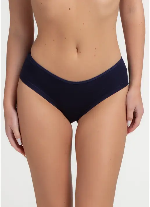 Труси хіпстери з бавовни The Colour Pop 2607/60 dark blue (синій)