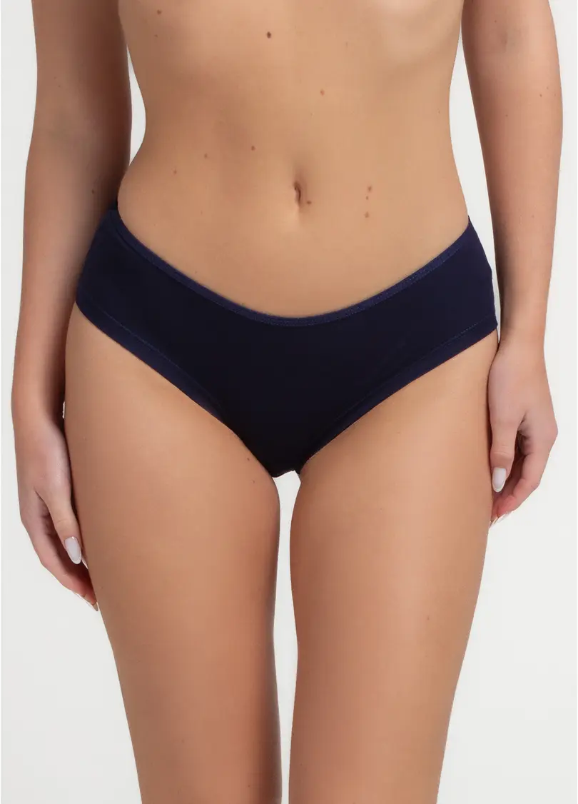 Труси хіпстери з бавовни The Colour Pop 2607/60 dark blue (синій)