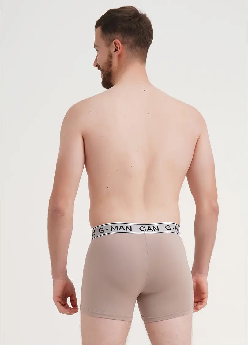 Труси боксери з бавовни G-MAN 20401/60 cappuccino (бежевий)