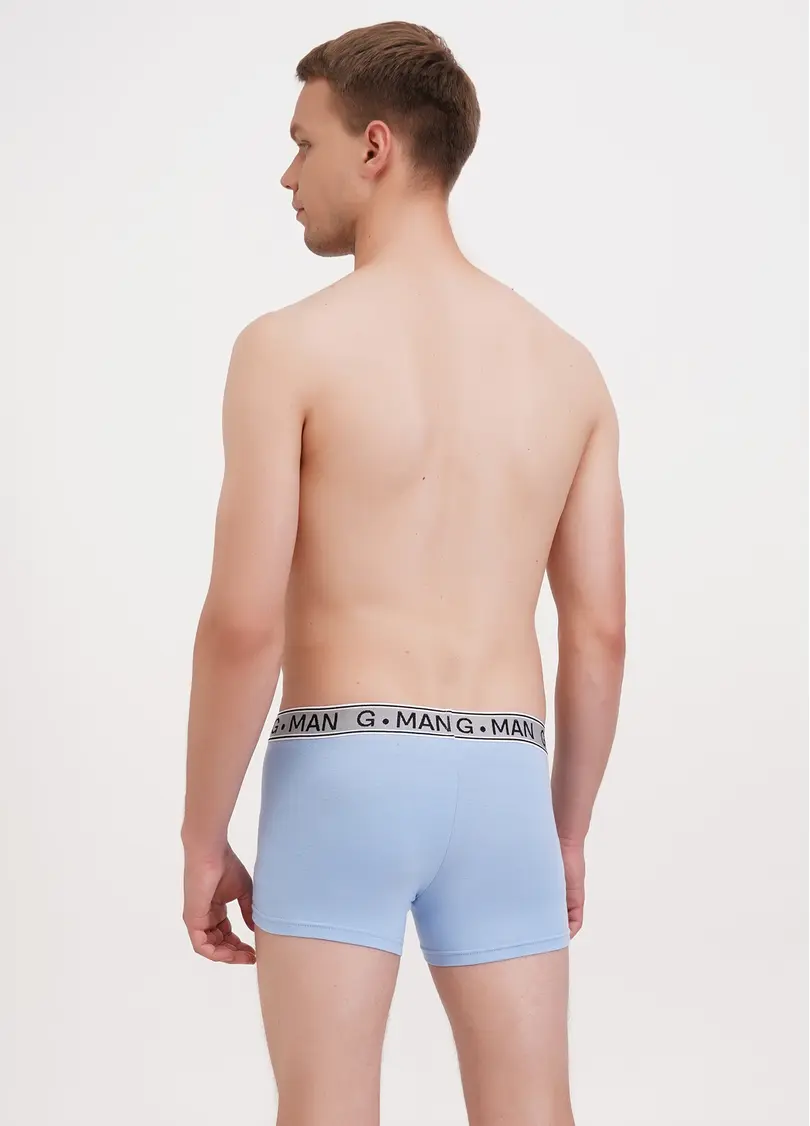 Труси боксери з бавовни G-MAN 20401/60 light blue (блакитний)