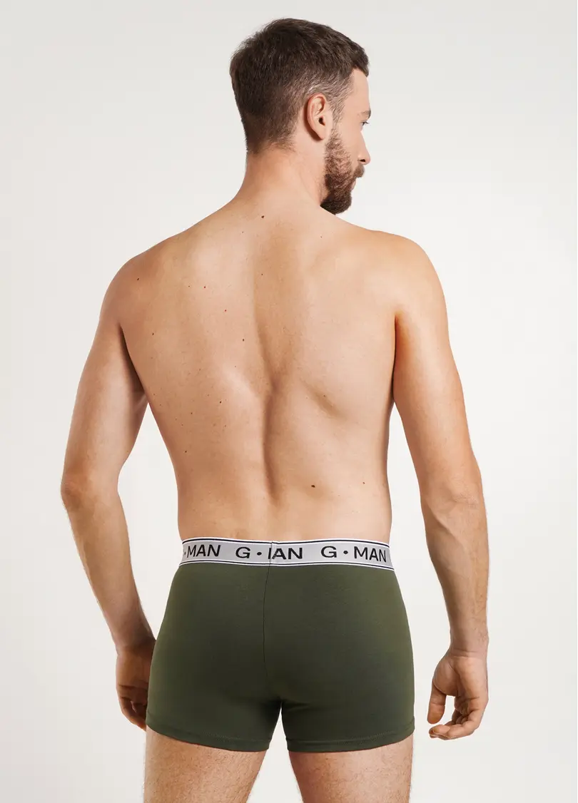 Труси боксери з бавовни G-MAN 20401/60 light khaki (зелений)