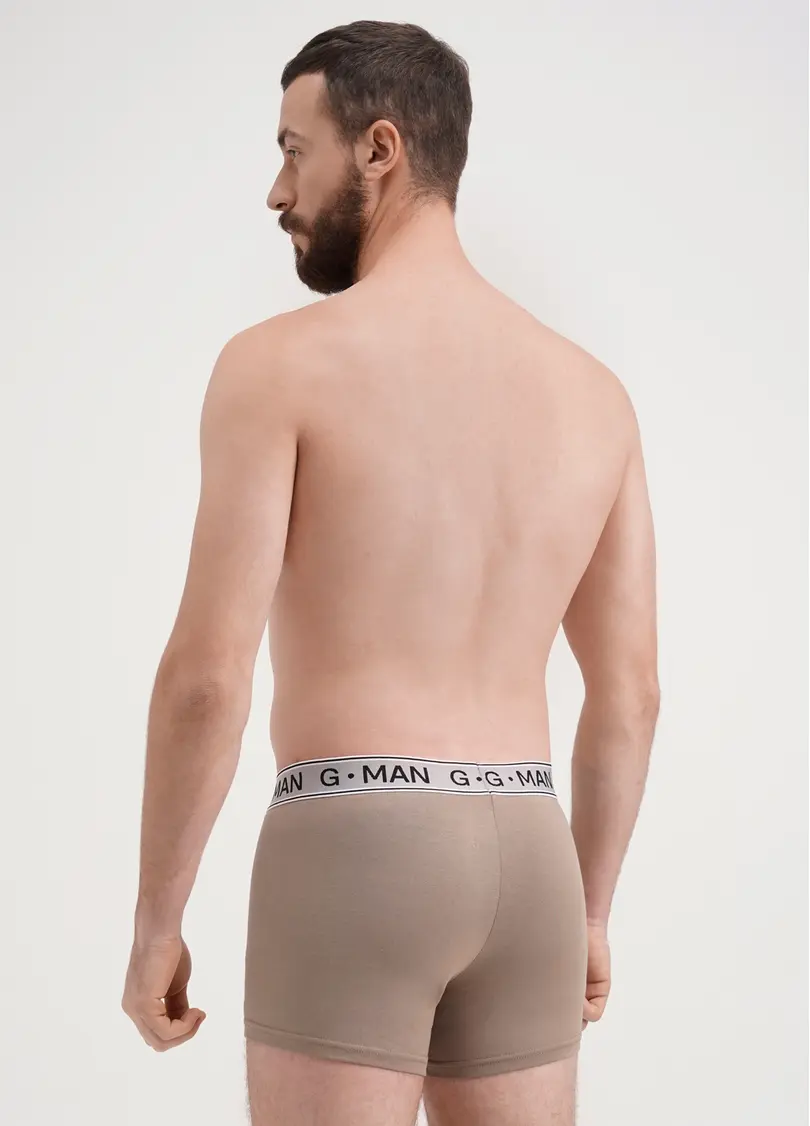 Труси боксери з бавовни G-MAN 20401/60 mokko (бежевий)
