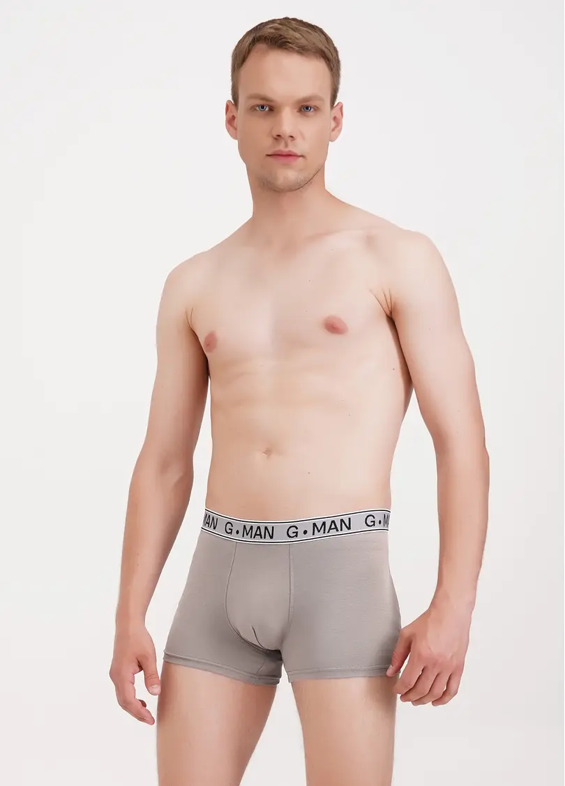 Труси боксери з бавовни G-MAN 20401/60 mushroom beige (бежевий)