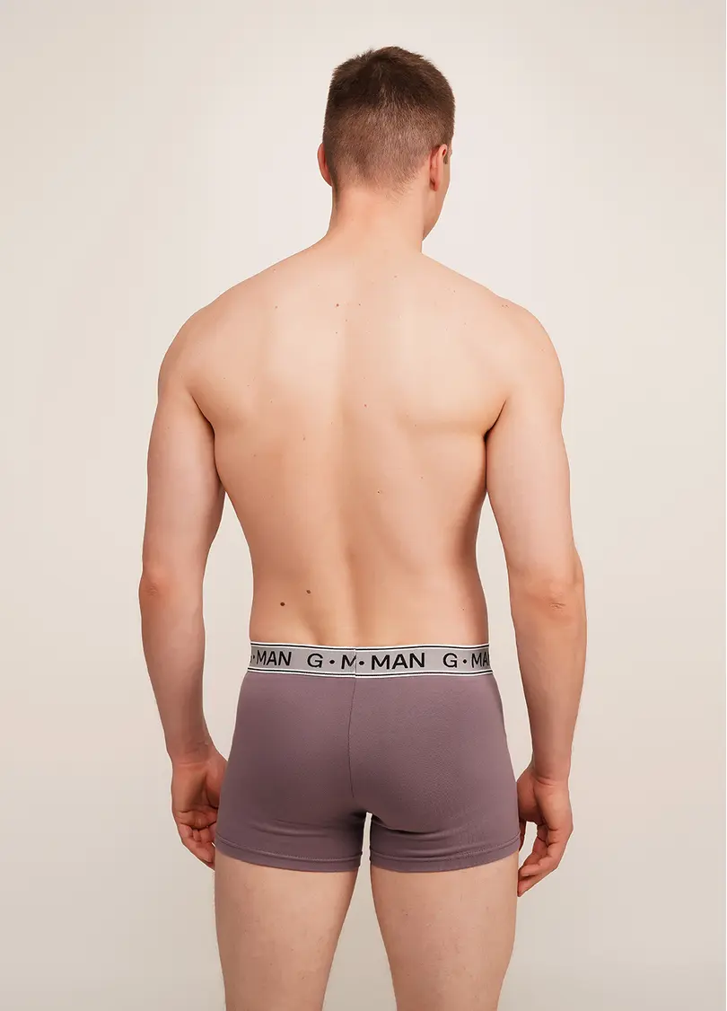 Труси боксери з бавовни G-MAN 20401/60 muted mauve (рожевий)
