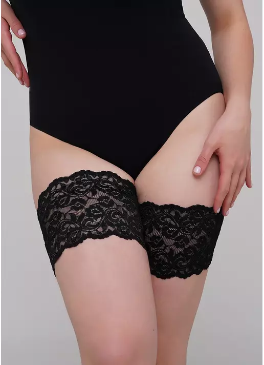 Стрічки на стегна хідлейси від натирання POSITIVE ANTI-CHAFING BANDS (чорний)