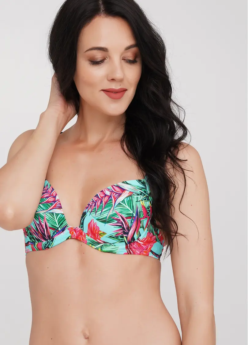 Купальний бюстгальтер з push-up Isida Swim 1102/20 (бірюзовий)
