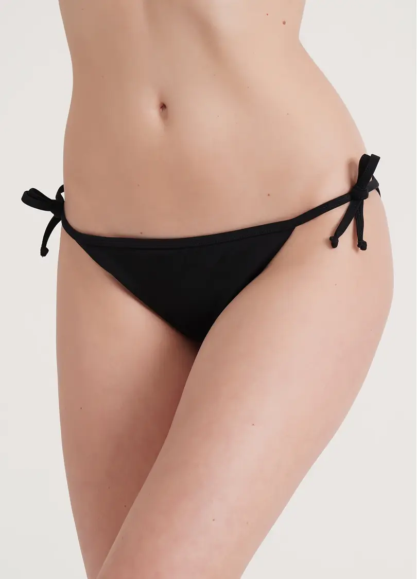 Класичні труси бікіні на тонких зав'язках Isida Swim 2303/20 black (чорний)