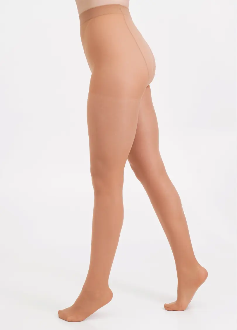 Колготки з шортиками великих розмірів EXTRA 40 XXL amber (бежевий)
