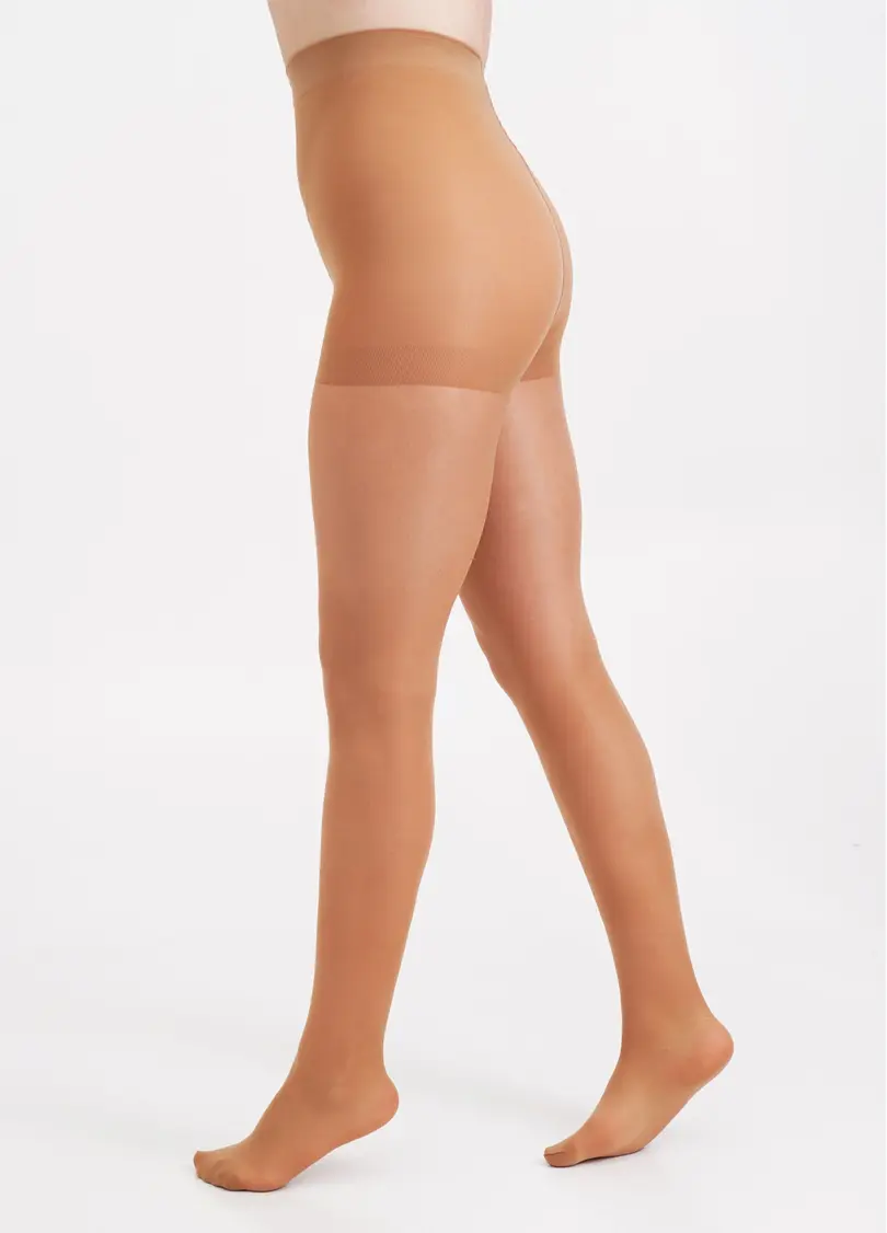 Колготки з підтягуючими шортиками великих розмірів PERFECT BODY 40 XXL daino (бежевий)