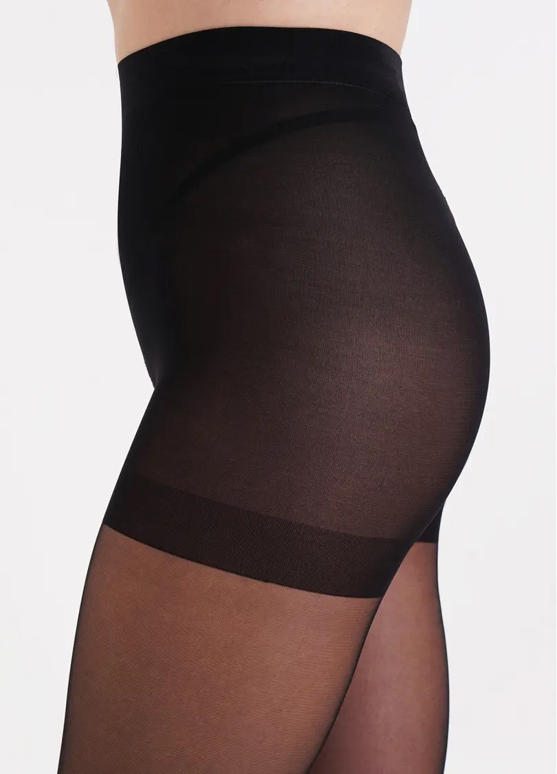 Колготки з підтягуючими шортиками великих розмірів PERFECT BODY 40 XXL nero (чорний)