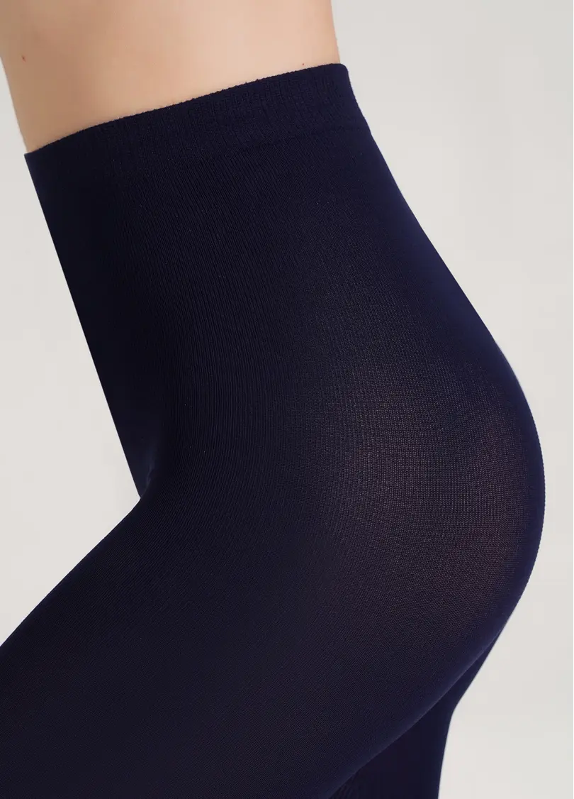 Теплі колготки з мікрофібри Blues 3D 150 den (deep navy)