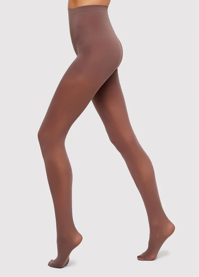 Теплі колготки з мікрофібри Blues 3D 70 den (deep taupe)