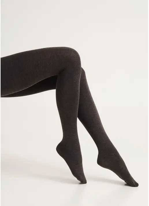 Колготки теплі з віскози CASHMERE TOUCH chesnut (коричневий)