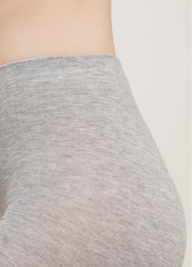 Колготки теплі з віскози CASHMERE TOUCH light grey melange (сірий)