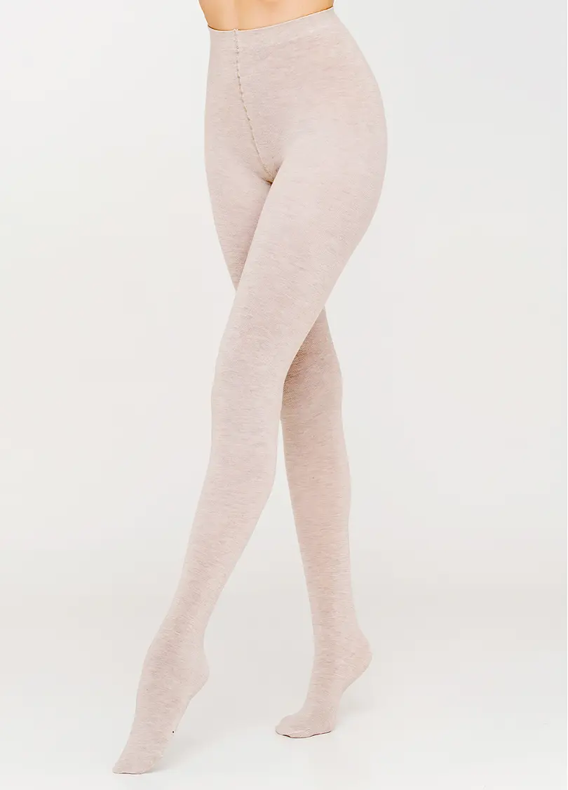 Колготки теплі з віскози CASHMERE TOUCH (sand)