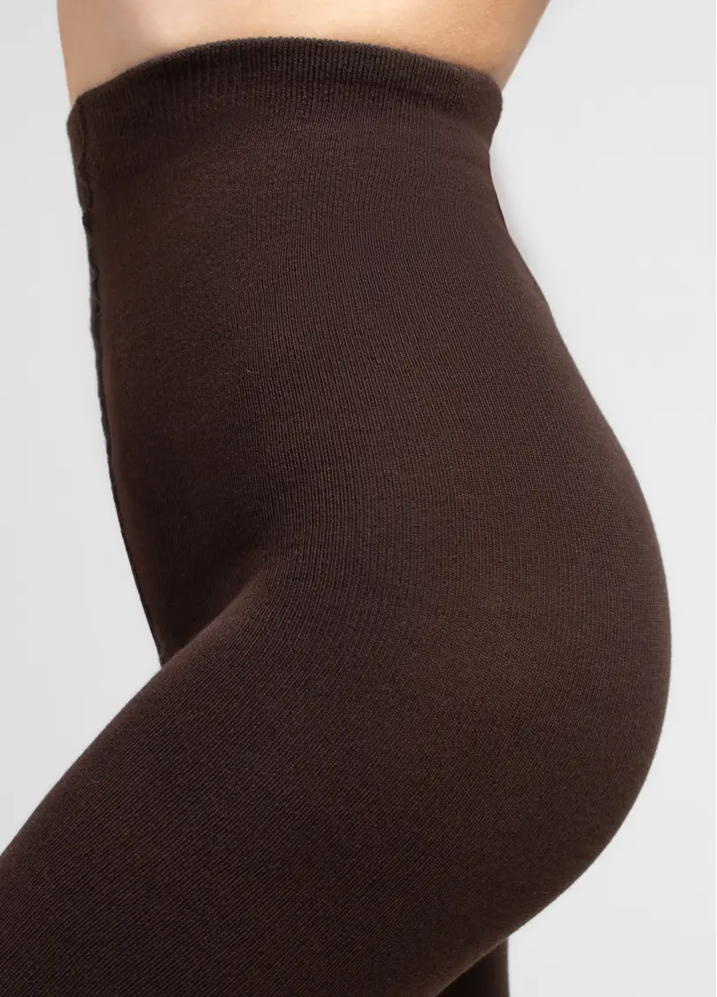 Колготки з бавовни ELITE COTTON 350 chocolate (коричневий)