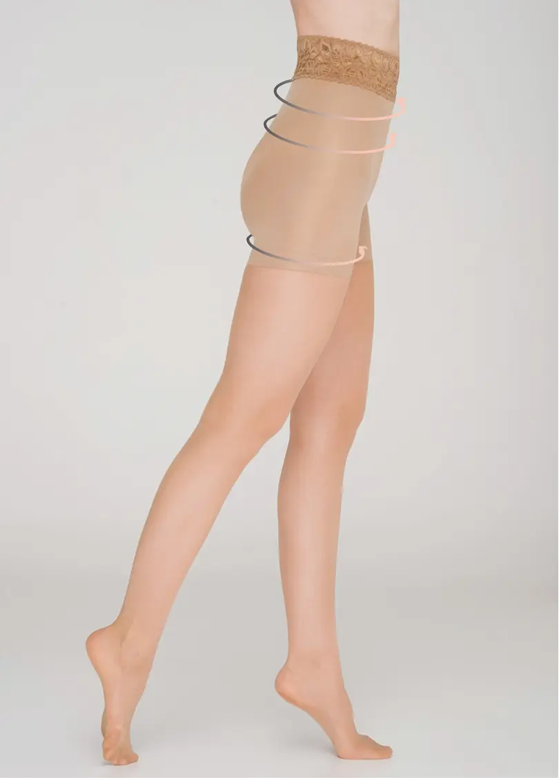 Класичні моделюючі колготки з шортиками IMPRESSO SLIM 40 (daino)