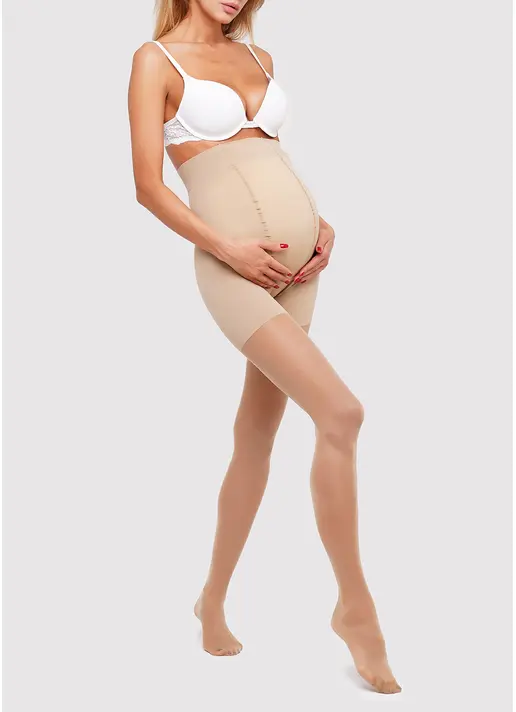 Колготки классические с шортиками для беременных Mama 20 den (daino)