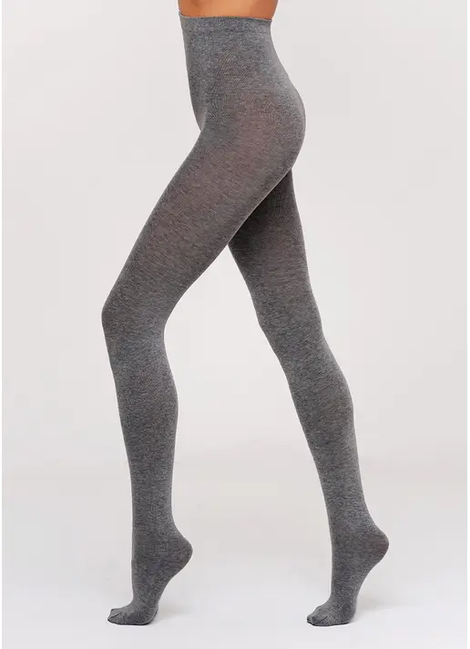 Колготки бавовняні меланжеві Melange Cotton 200 den (dark grey) Колготки бавовняні меланжеві Melange Cotton 200 den (dark grey)