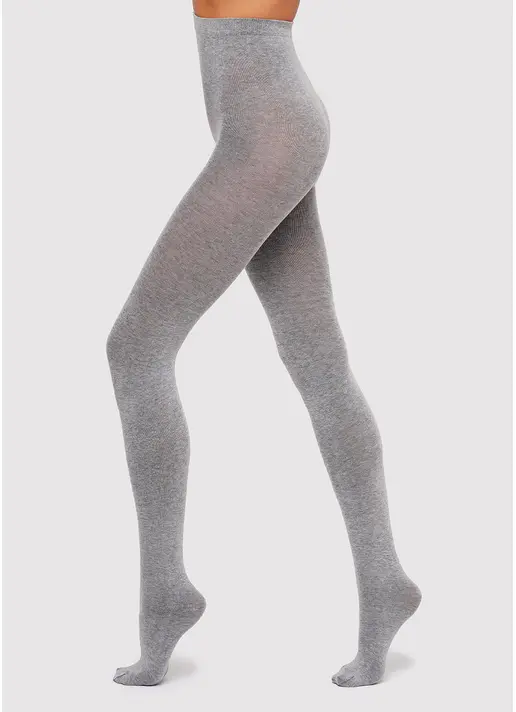 Колготки бавовняні меланжеві Melange Cotton 200 den (grey melange) Колготки бавовняні меланжеві Melange Cotton 200 den (grey melange)