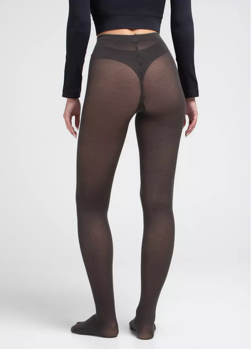 Бавовняні колготки MICROCOTTON 100 grey (сірий)