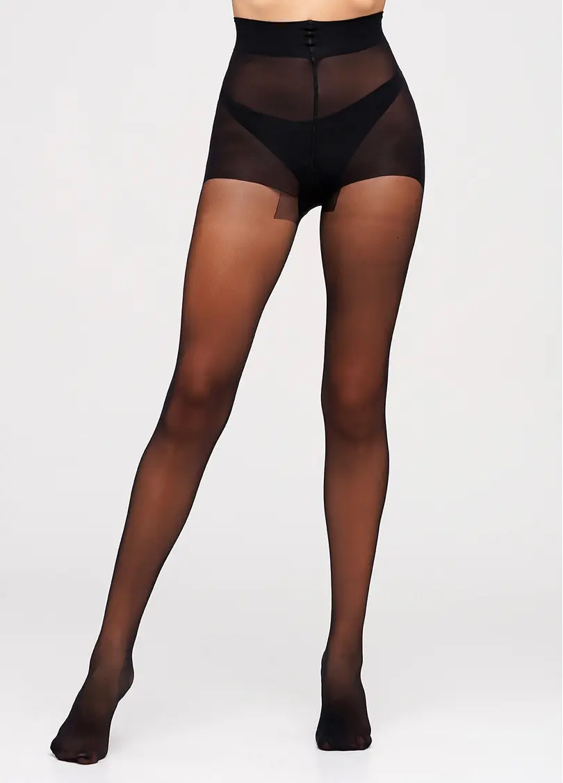 Колготки м'які з шортиками Premium Soft 15 den (nero)