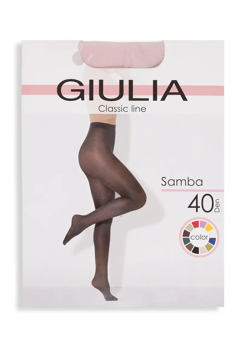 Колготки матові з мікрофібри Samba 40 pink yogurt (рожевий)