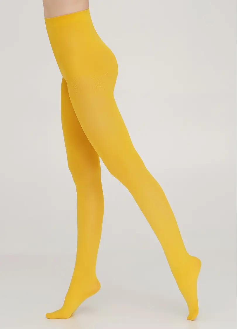 Колготки матові з мікрофібри Samba 40 den (yellow moon)