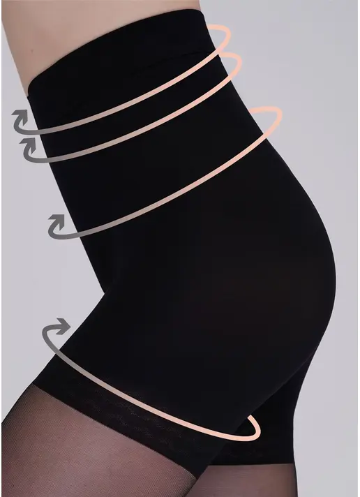 Колготки з підтягуючими шортиками Slim 40 den (nero)