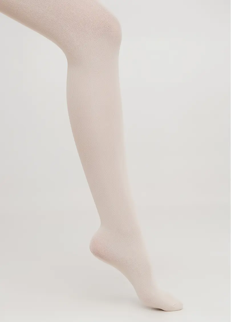 Дитячі теплі колготки BETTY 80 panna (білий)