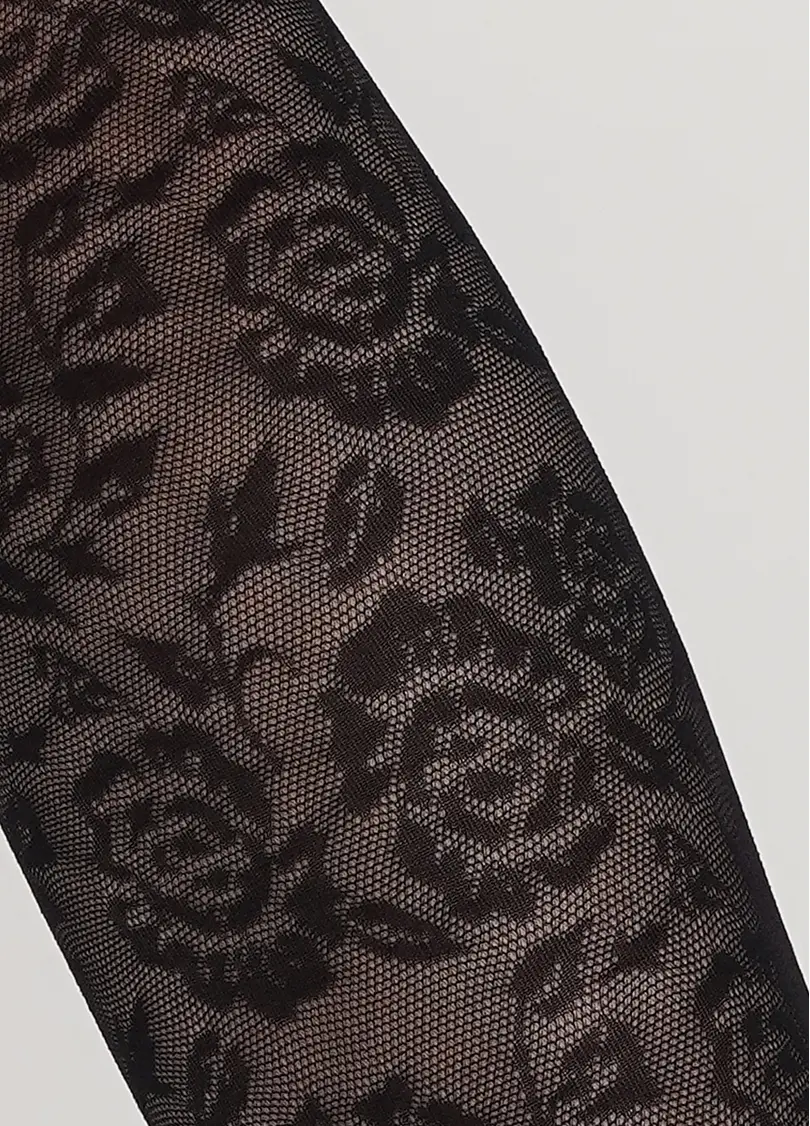 Дитячі капронові колготки з малюнком CARLY 40 (2) nero (чорний)
