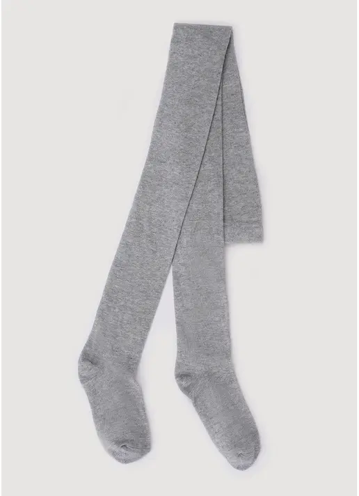 Бавовняні колготки для дітей меланж D025 JUNIOR CLASSIC MELANGE light grey melange (меланж)