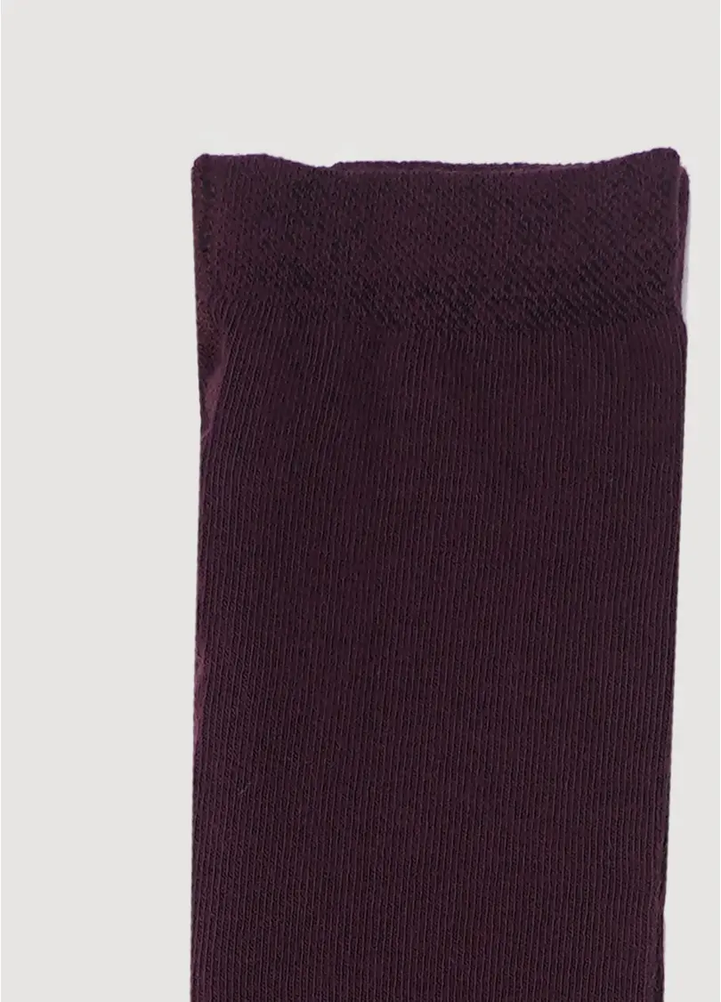 Дитячі бавовняні колготки D025 KIDS CLASSIC marsala (бордовий)