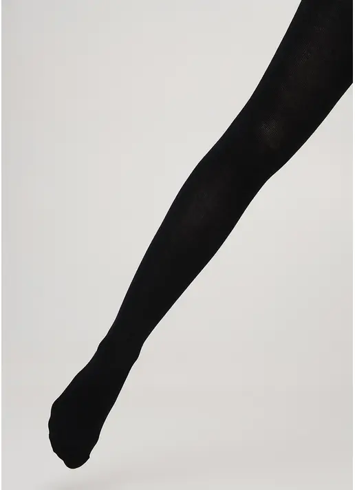 Дитячі бавовняні колготки D025 TEEN GIRL CLASSIC nero (чорний)