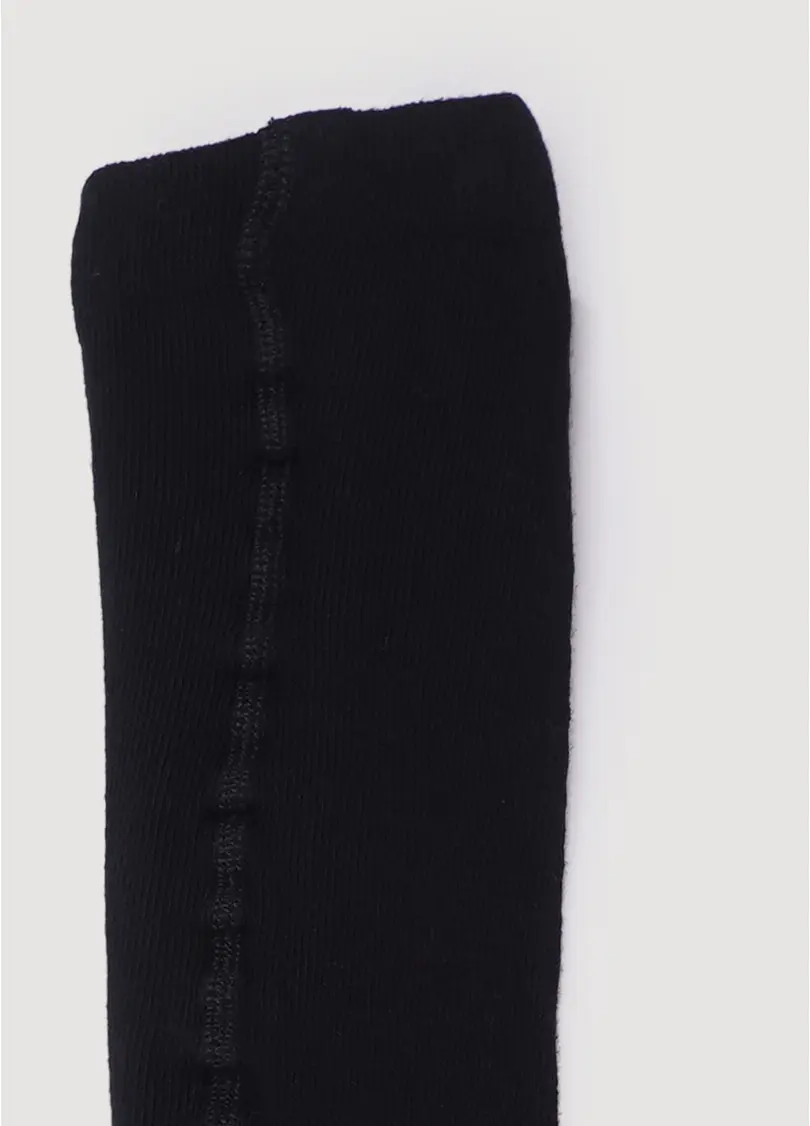 Дитячі колготки бавовняні з малюнком D089 black (чорний)