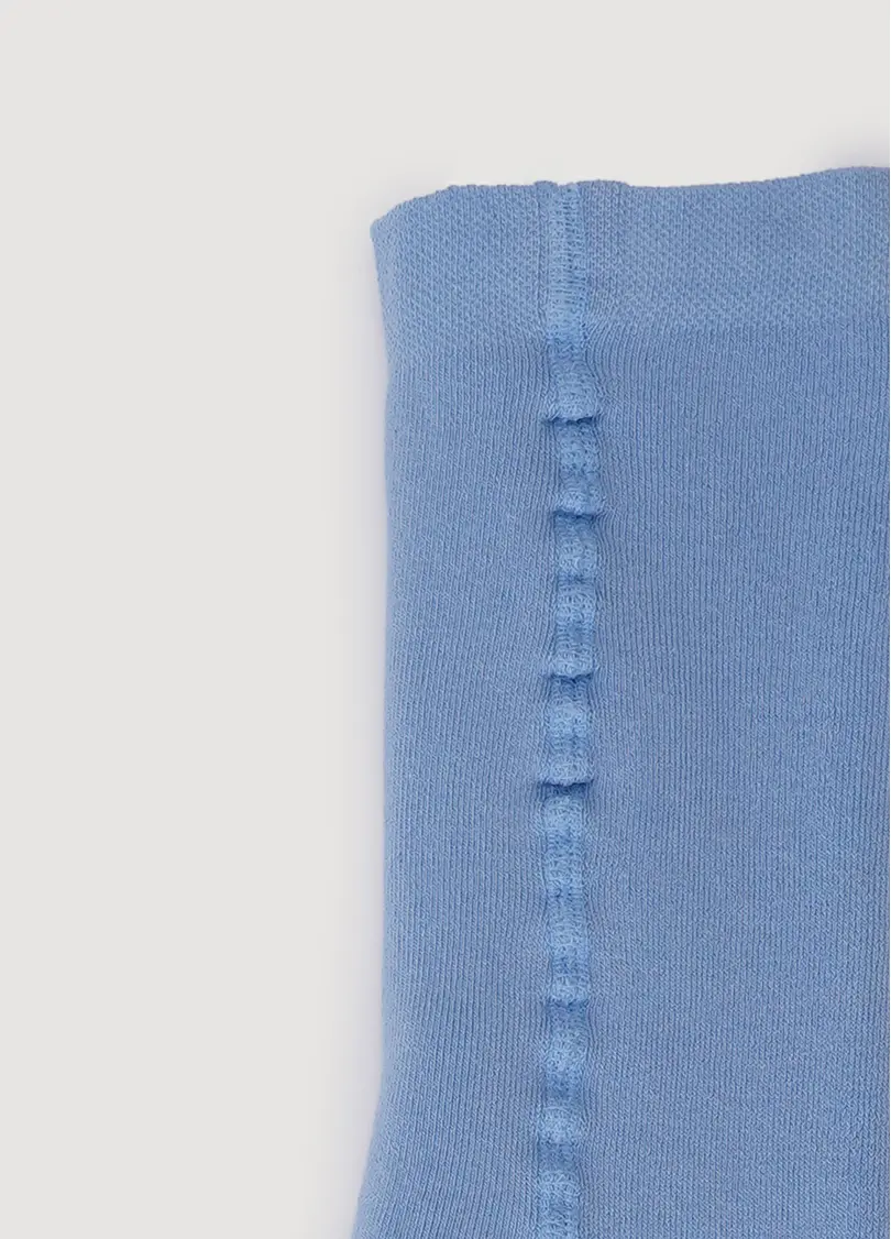Дитячі колготки махрові з малюнком DTe-003 baby blue (блакитний)