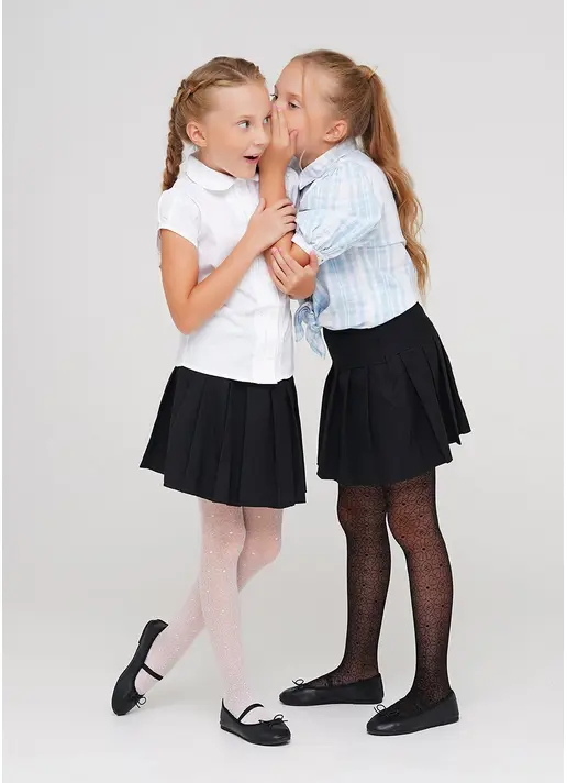 Дитячі капронові колготки з малюнком ELIZA 20 (3) bianco (білий)