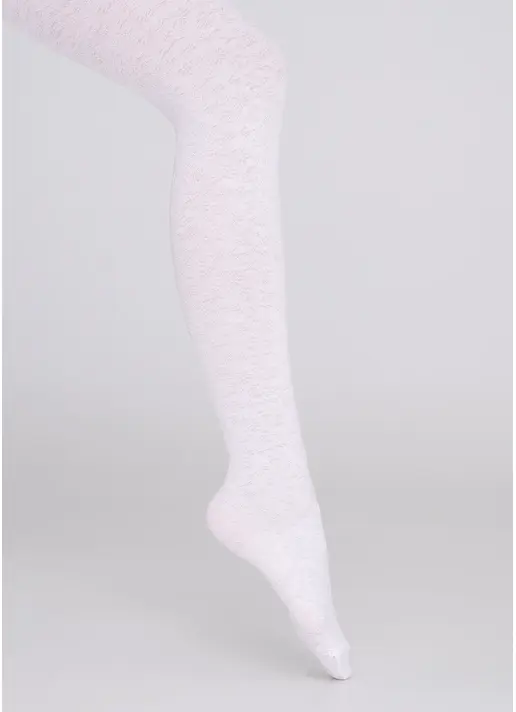 Дитячі колготки з мікрофібри HOLLY SHINE 80 bianco (білий)