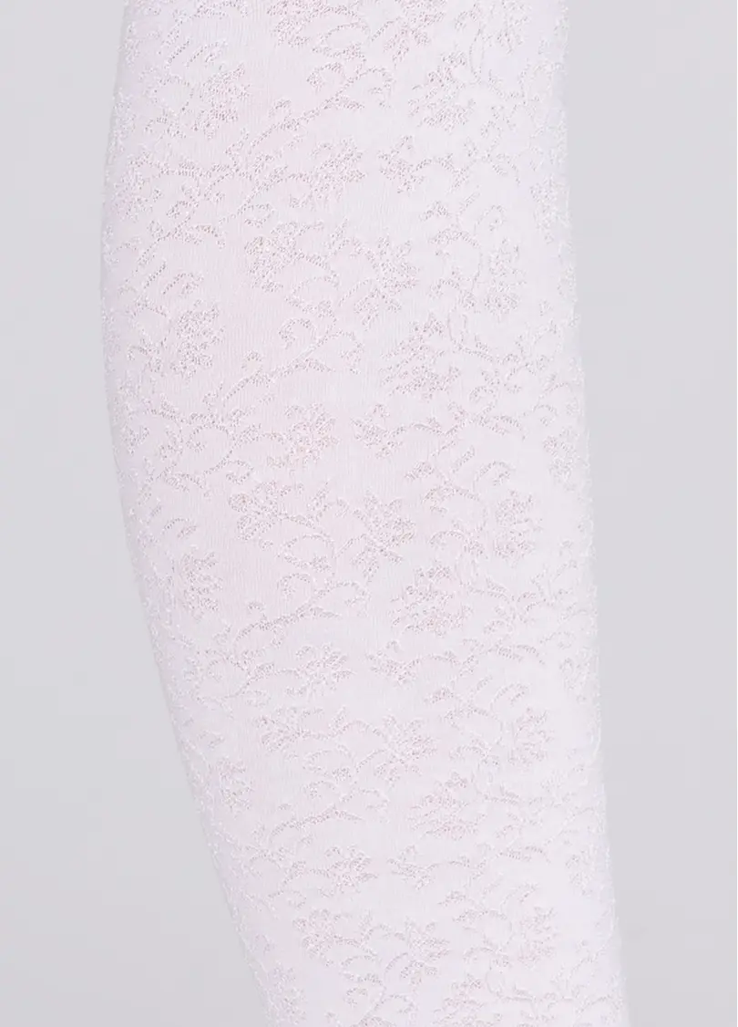 Дитячі колготки з мікрофібри HOLLY SHINE 80 bianco (білий)