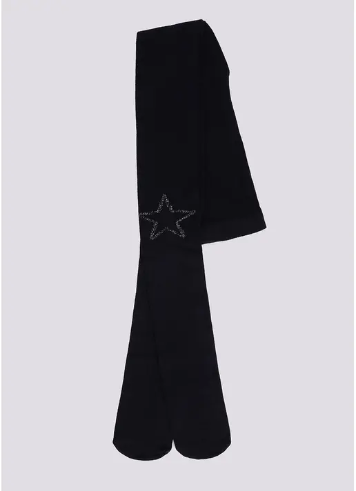 Детские колготки со звездами KERRY 80 (12) nero (черный)