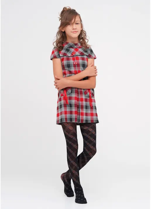 Дитячі колготки з малюнком TRAISY KIDS 80 (3) nero (чорний)