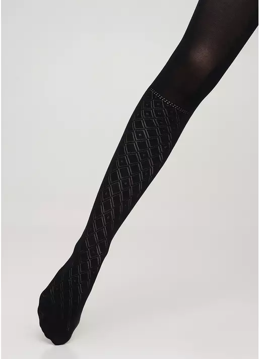 Дитячі колготки для дівчаток TRAISY KIDS 80 (4) nero (чорний)
