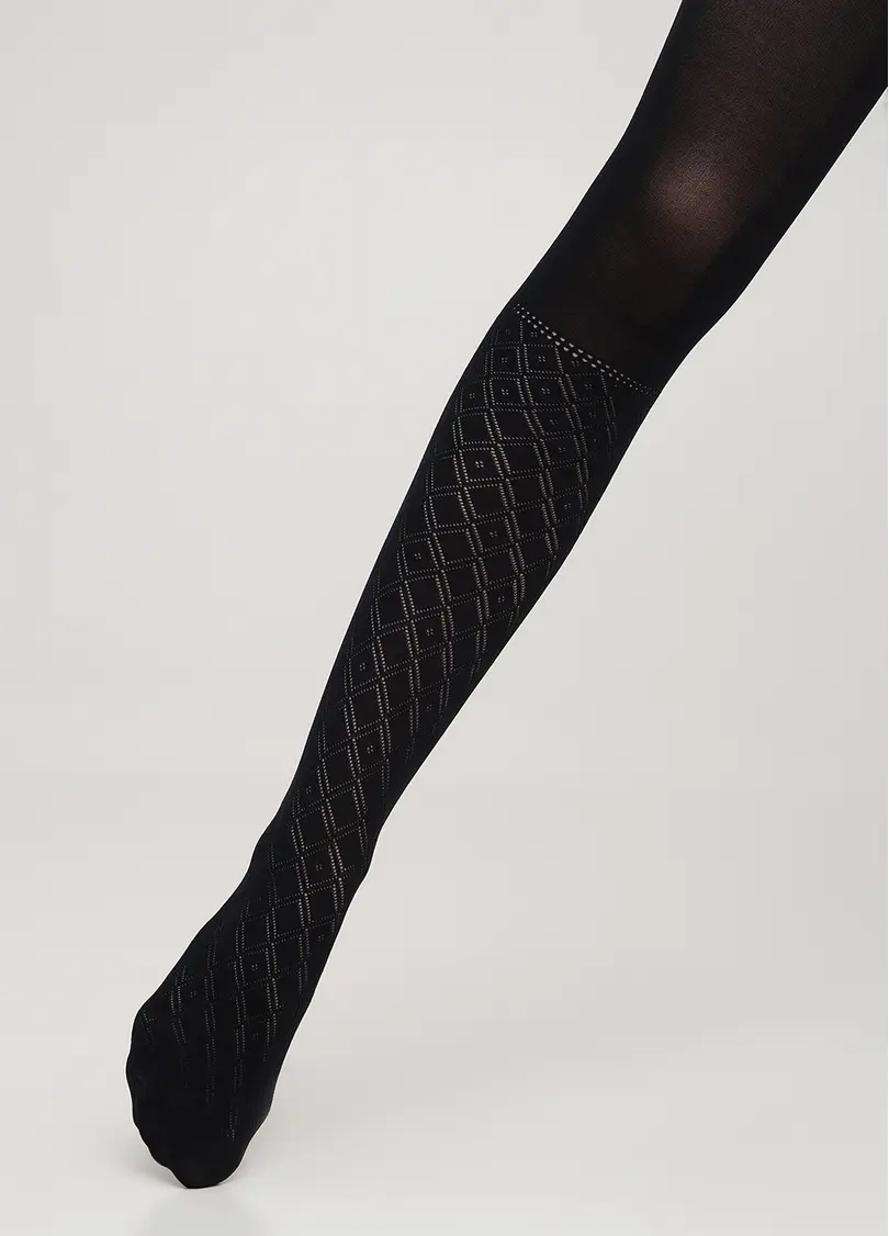 Дитячі колготки для дівчаток TRAISY KIDS 80 (4) nero (чорний)