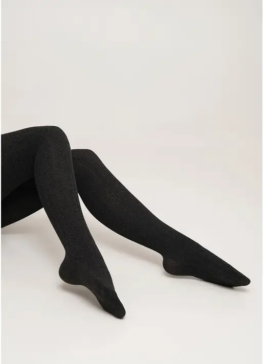 Колготки з віскози з візерунком CASHMERE TOUCH FASHION (1) stone (сірий)