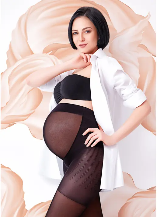 Колготки с шортиками для беременных Mama 60 den (caffe)