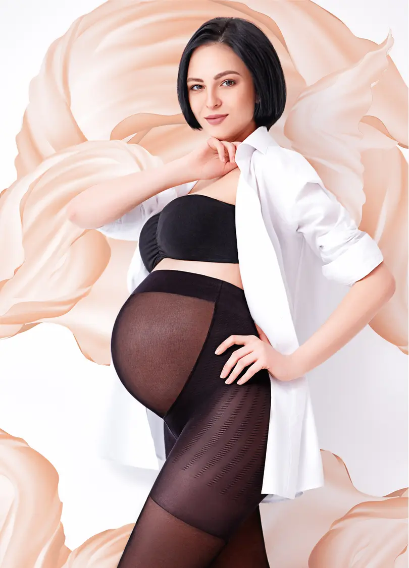 Колготки з шортиками для вагітних Mama 60 den (caffe)