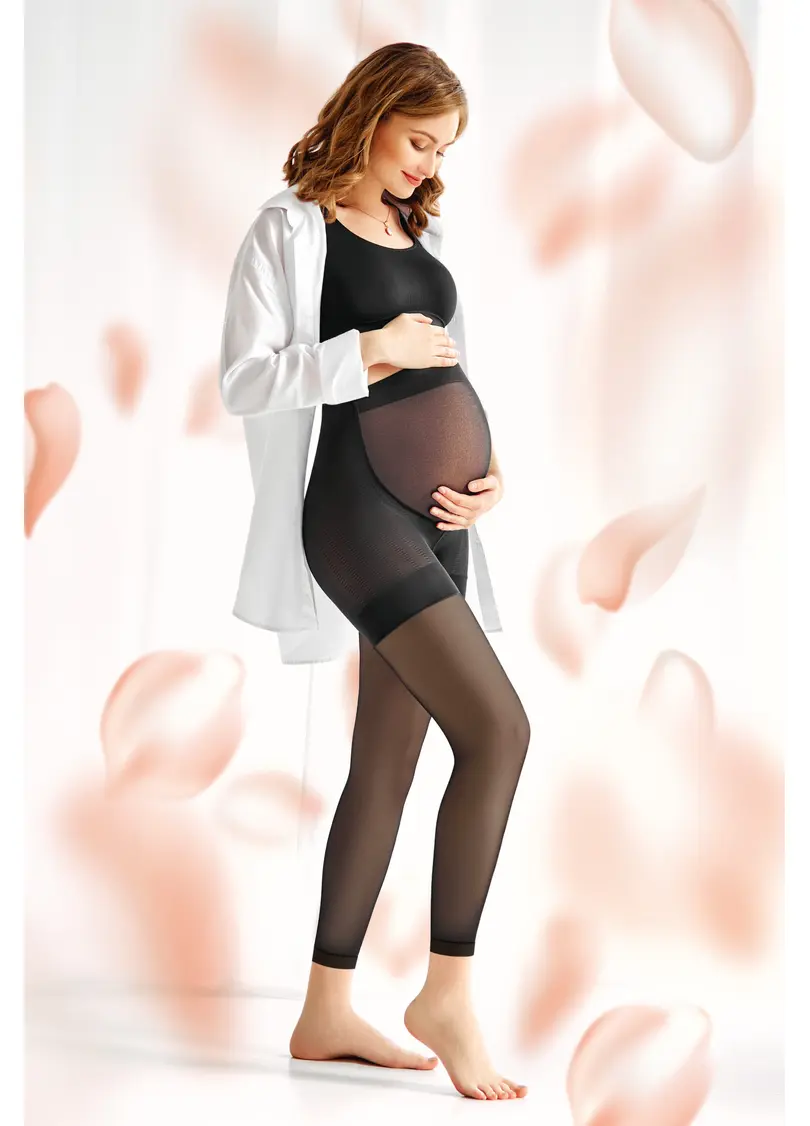Легінси для вагітних з поліаміду MAMA LEGGY TIGHTS 70 den nero (чорний)