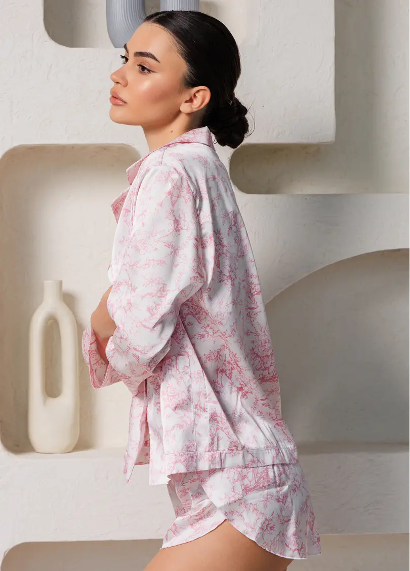 Шовкові труси-шорти TOILE SILK 2401/100 (рожевий)